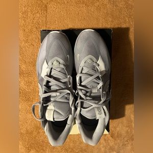 Men’s basketball shoes, Kyrie Low 5 TB, wolf grey, size 14.